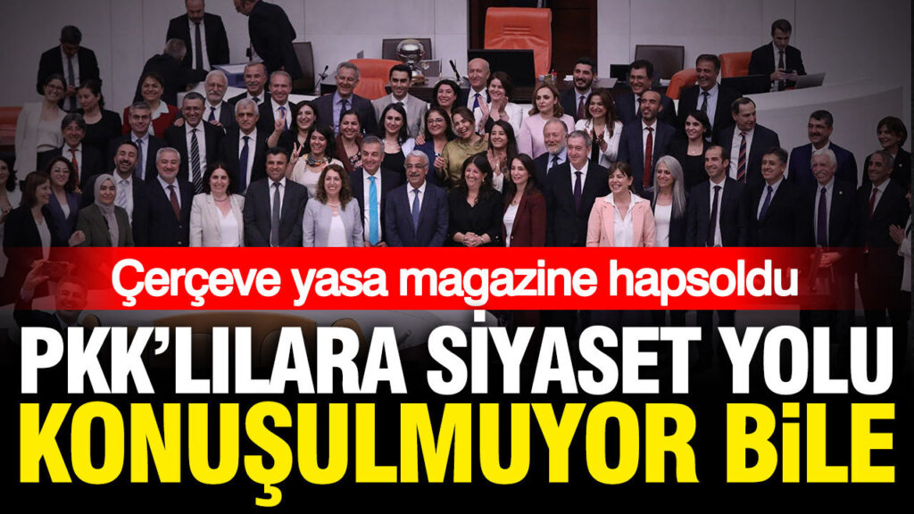Çerçeve yasa magazine hapsoldu: PKK’lılara siyaset konuşulmuyor bile